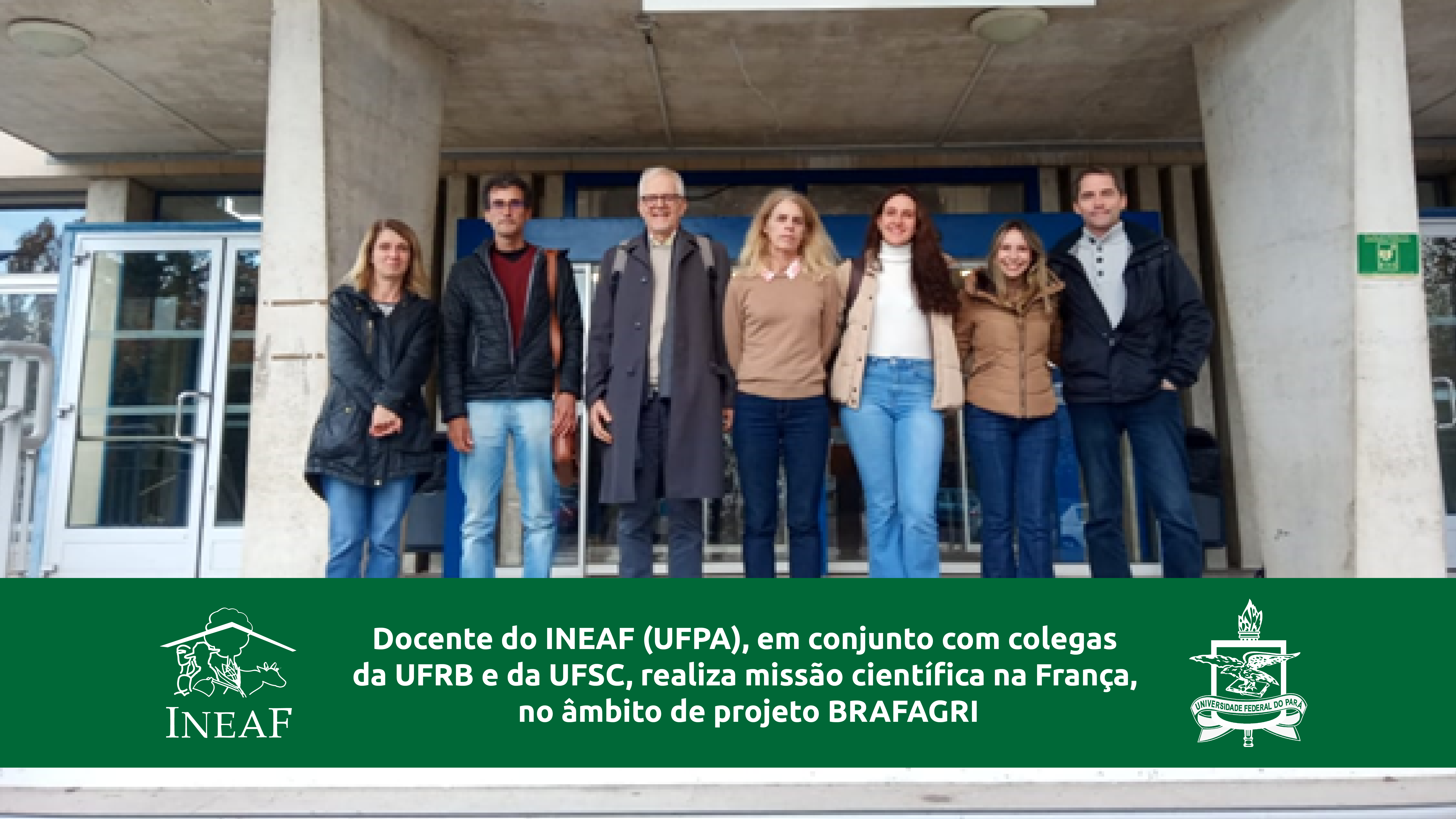 Docente do INEAF (UFPA), em conjunto com colegas da UFRB e da UFSC, realiza missão científica na França, no âmbito de projeto BRAFAGRI